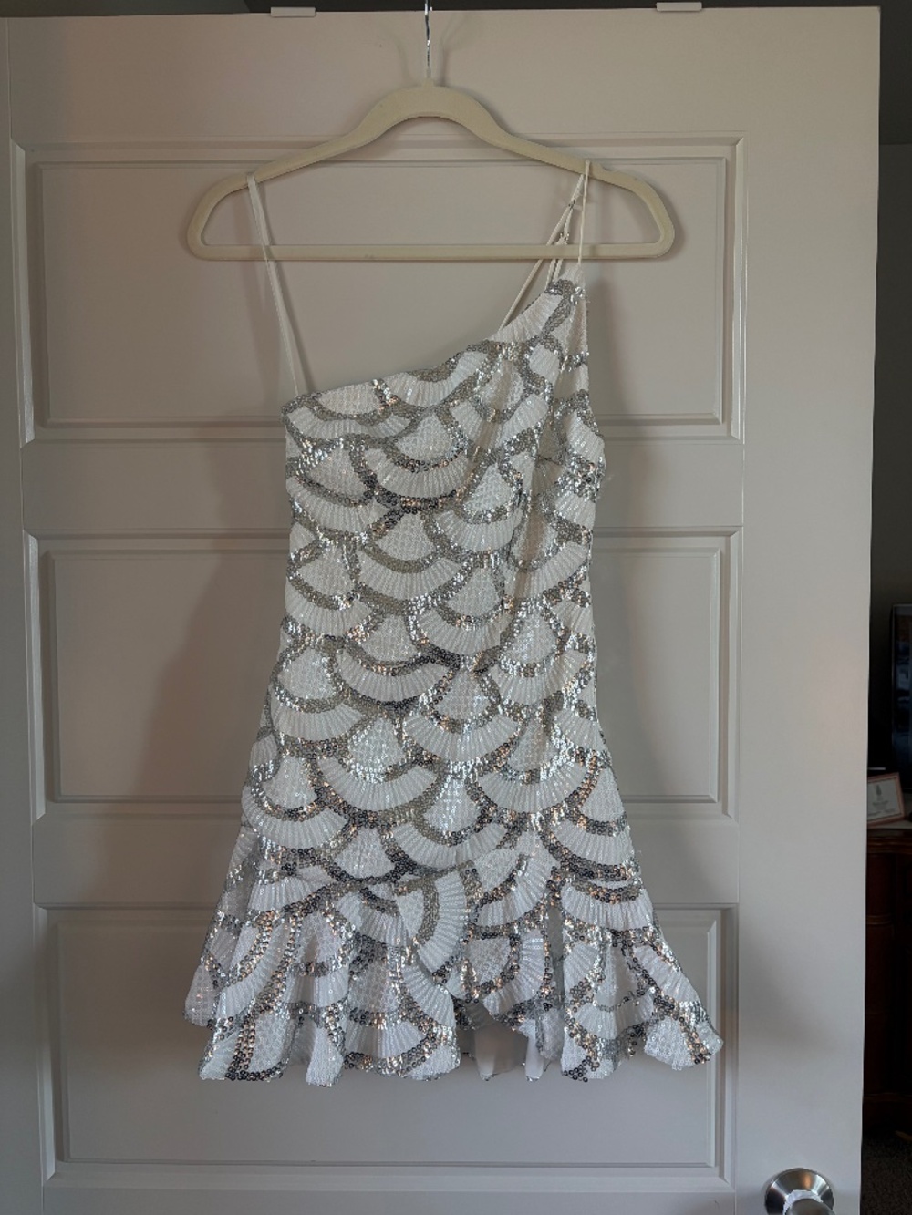 Hello Molly One Shoulder Sequin Dress - Size XS - NWT